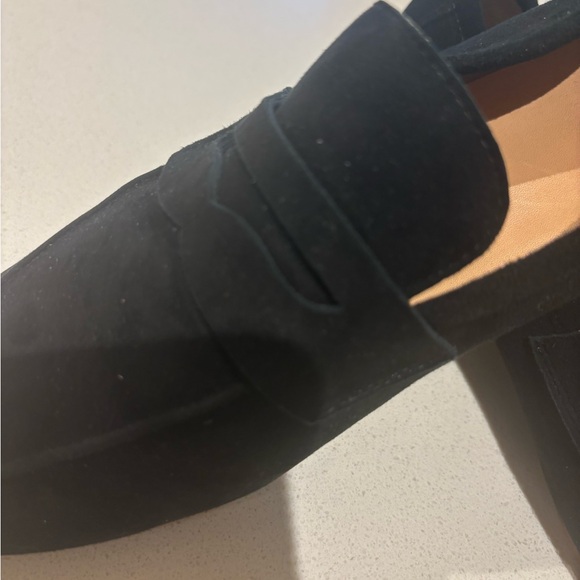Black Suede Loafers by Quince. Size 7 - Picture 4 of 4
